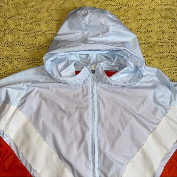 Tory Sport Chervon Orange/White Windbreaker - Picture 3 of 16